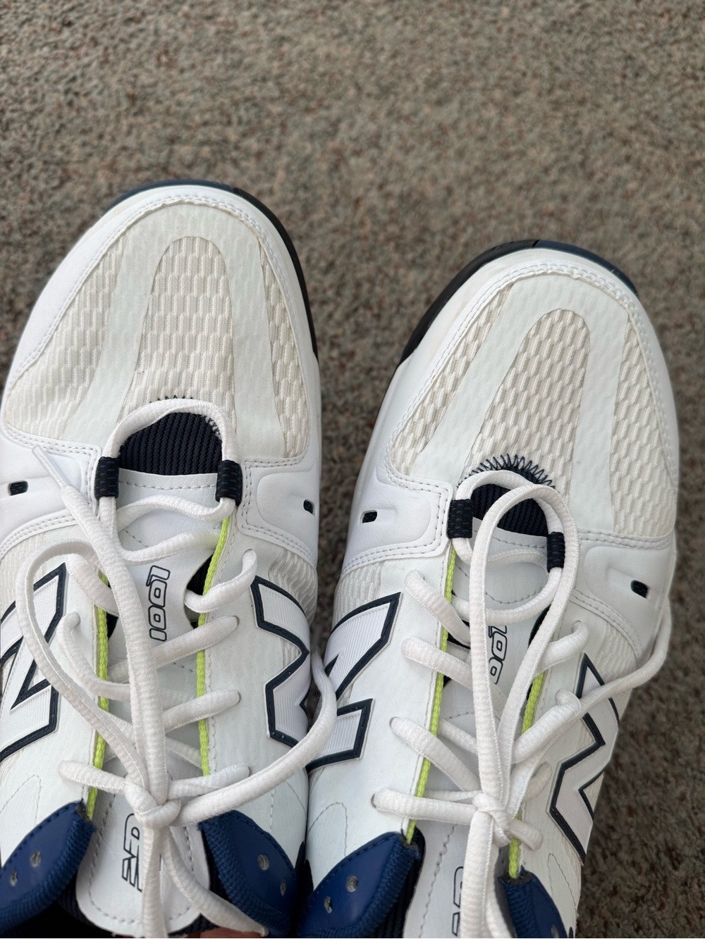 New Balance Fresh Foam X 1007 Men’s Size 11.5 Tennis Shoes, White/Blue/sea Salt - Picture 11 of 17